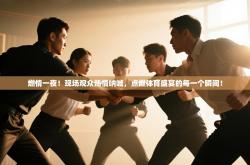 燃情一夜！现场观众热情呐喊，点燃体育盛宴的每一个瞬间！